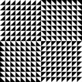 Triangles & Squares - Optical Illusion Picture