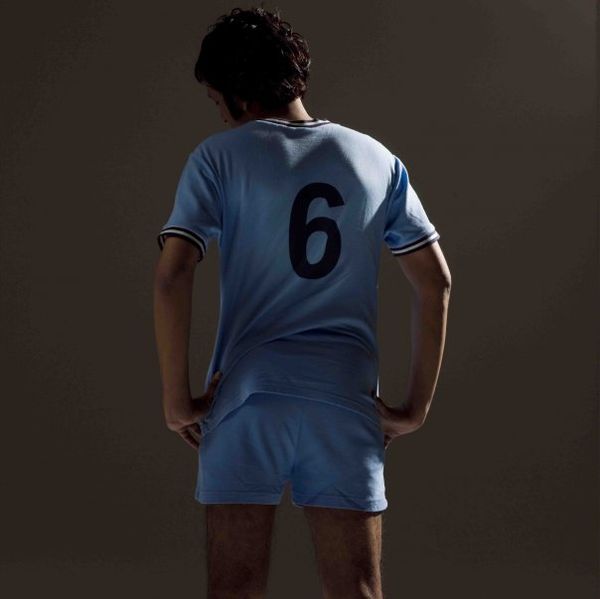 This photo shows the number 6 on a football shirt worn by an actor during the film 'Kallang Roar the Movie'.