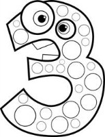 number coloring pages for kids free printable math worksheets