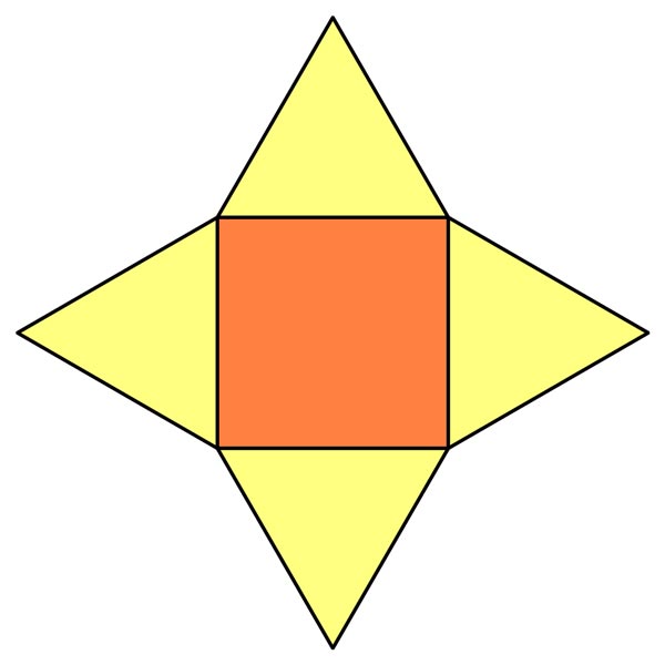 Square Pyramid Net Free Math Photos & Images