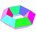 Hexagonal torus picture