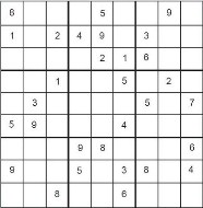 sudoku very hard
