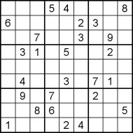 Medium Difficulty Sudoku Puzzles for Kids - Free Printable Worksheets